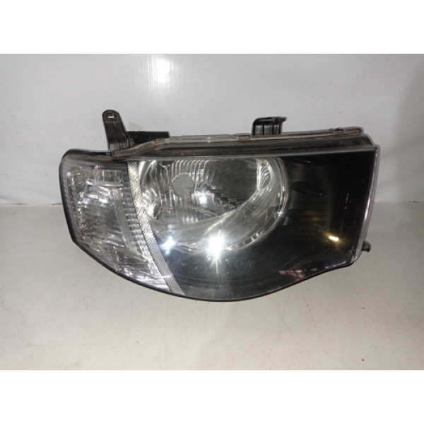 Farol Lado Direito Mitsubishi L200 2012 Recuperado