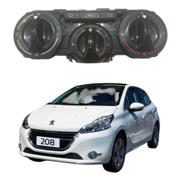 Comando Controle Ar Condicionado Peugeot 208 2014